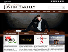 Tablet Screenshot of justinhartleyonline.com